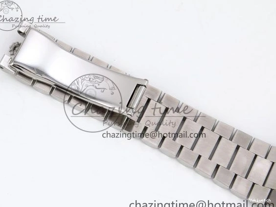 Stick Steel SS 40 Dial (Gain V3 Light JDF Weight) President Green DayDate on VR3255 904L Bracelet 0401